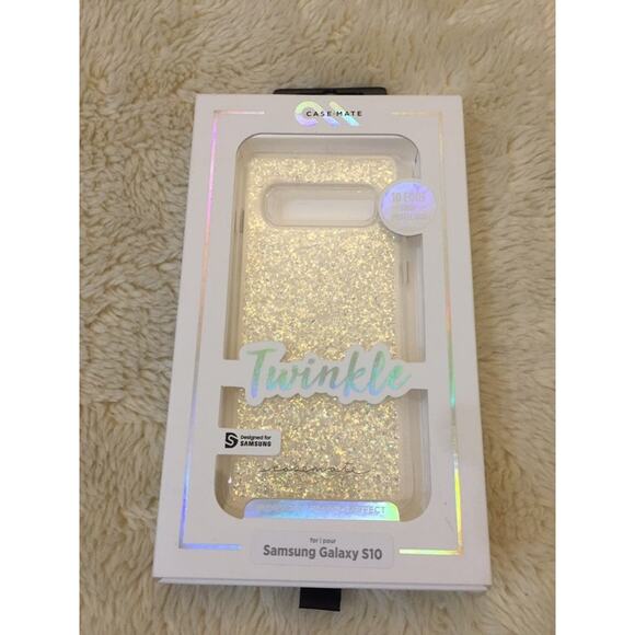 Case-Mate Samsung Galaxy S10 Twinkle Case - Stardust - Picture 1 of 2